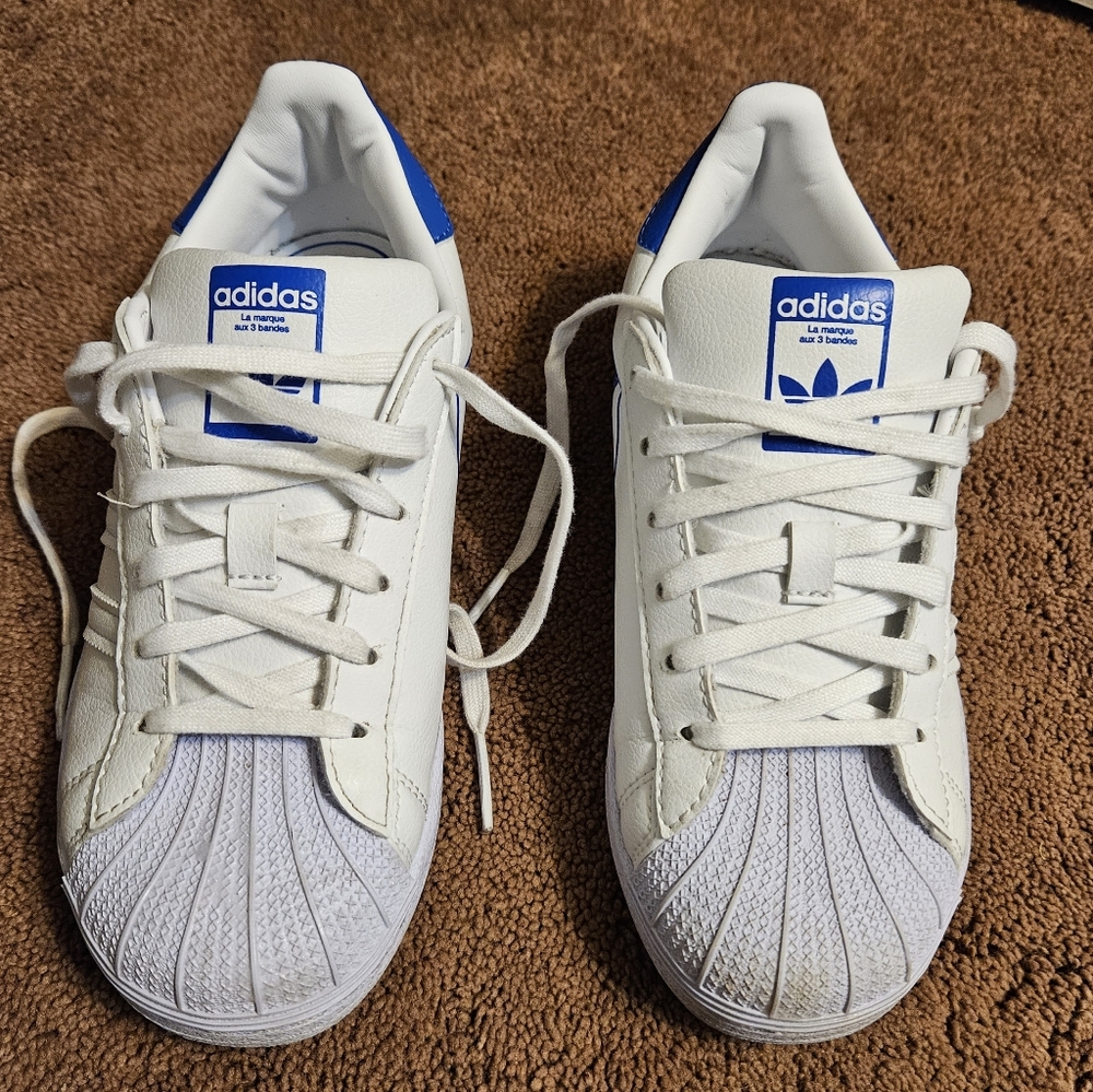 Adidas Superstar Primegreen Casual Sneakers Size 3 youth